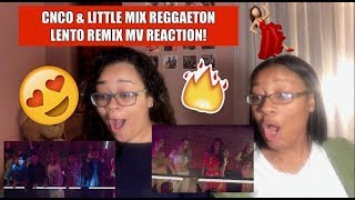 CNCO Little Mix  Reggaetón Lento Remix Official Video  REACTION [upl. by Oirasan]