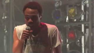 Childish Gambino  quotHeartbeatquot Live in Los Angeles 111211 [upl. by Eyma]