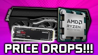 PC Prices Just Dropped  GPUs CPUs amp SSDs [upl. by Nirmak455]