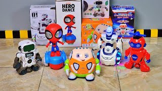 Unboxing Robot Spiderman Robot Hero Dance Robot Joget Robot Warrior Rotating Dance Robot [upl. by Doak]