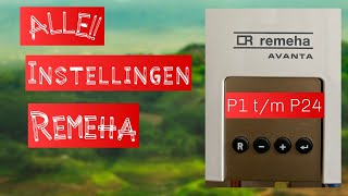 ALLE Instellingen van een Remeha CV Ketel Perfect instellen [upl. by Avla170]