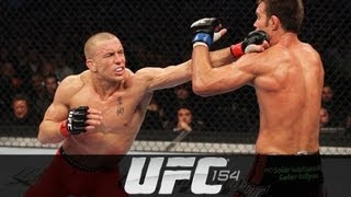 Georges SaintPierre ends Jon Fitchs 16 fight win streak [upl. by Ibba]