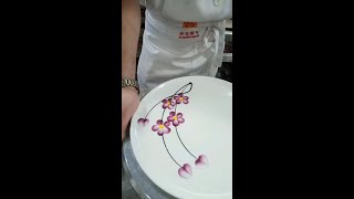 Big Circle Jam Painting Plate Decoration Teaching Video Master Original Magnetic Force Wanhe Pla [upl. by Guillema]