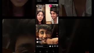 Anujrehan 1Million Celebrating on Instagram  Bharat Ananya Anuj Tanishka Instagram Live iglive [upl. by Lehcnom535]