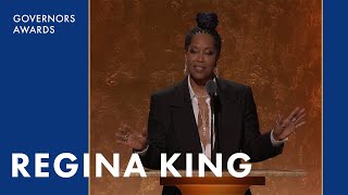 Regina King Honors Angela Bassett  14th Governors Awards 2024 [upl. by Essirehc956]