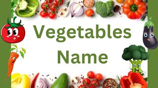 how to learn vegetables name  vegetables name in English  vegetables for children kidsvideo [upl. by Attirb792]