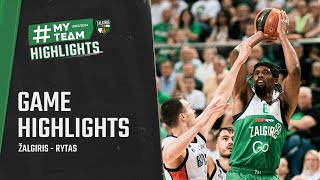 Žalgiris  Rytas  Game Highlights  20240605 [upl. by Yralam]