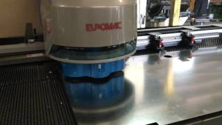 CNC PUNCHING EUROMAC MTX plus FLEX6 hybrid 1250302500 4K15 [upl. by Ilojna]