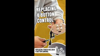 Replacing the Button Control or Remote on my Power Recliner Sofa or Loveseat  Easy Fix DIY [upl. by Salim]