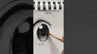 THIS is the EASIEST WAY TO DRAW EYES art shorts [upl. by Kinsley836]