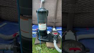 Love this above ground pool pump and filter set up [upl. by Ynehteb]