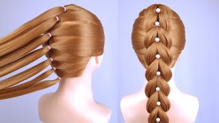 Ponytail Hairstyle For Long Hair  Trendy Hairstyle For Teenagers  Easy And Simple Hairstyle [upl. by Nosreve]