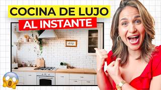 HAZ TU COCINA MODERNA Fácil y Rápido Tú Mismo 😱 Top 10 Tips Diseño de Interiores Elegantes [upl. by Ehlke292]