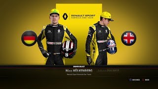 F1 2017  Nico Hülkenberg at Chinese GP [upl. by Llewxam]