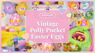 ✨SHOWCASE✨ Vintage Polly Pocket Easter Eggs Egg Hunt Egg Painting Egg Treats 2001 [upl. by Bubalo]