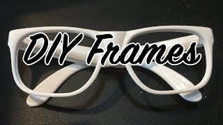 DIY White Glasses Frames [upl. by Stilwell]