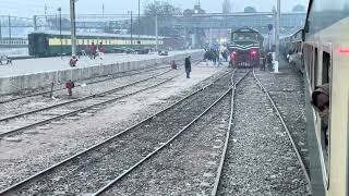 42DN Karakoram Express Departure from Lahore Railway Station [upl. by Bernat]