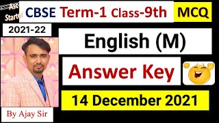 9th Class mid term english Answer Key ll english class 9 answer key 2021 ll class 9 english answers [upl. by Rosetta]