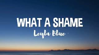 What A Shame  Leyla Blue lyrics and terjemahan bahasa [upl. by Acimaj]