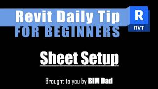 Revit Sheet Setup Tutorial  How to Create and Customize Sheets for Construction Documents [upl. by Adalheid]