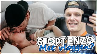 DE BABY IS GEBOREN  STOPT ENZO KNOL MET VLOGGEN [upl. by Naujaj]