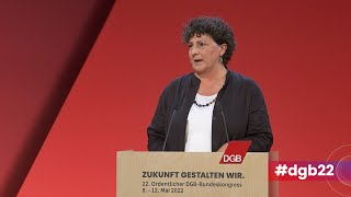 22 DGB Bundeskongress Anja Piel stellt sich vor [upl. by Aelhsa212]