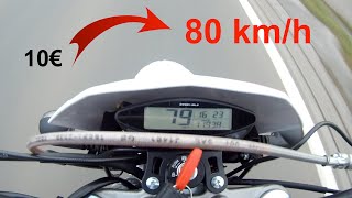 Moped Tuning 50ccm  80 kmh  10€ Ritzel Tuning Anleitung  SCHNELL [upl. by Rodgiva]