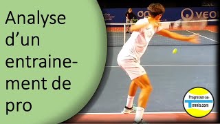 Analyse dun entrainement pro de P2H  Progresser au tennis [upl. by Lamak553]