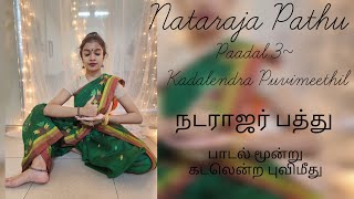 Natarajar Pathu Paadal 3  நடராஜர் பத்து பாடல் மூன்று  Nataraja Pathu dance cover [upl. by Jud]