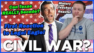 History Teachers First Reaction to Legal Eagle  Can Texas Really Secede from the Union [upl. by Micheil]