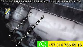 cómo recuperar motor quemado con soda cáustica WhatsApp 57 316 766 69 16 [upl. by Danya]