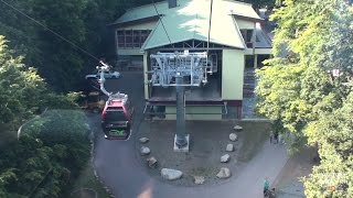 Deutschland Harz Bodetal vom Hexentanzplatz mit der Seilbahn nachThale [upl. by Auohc]