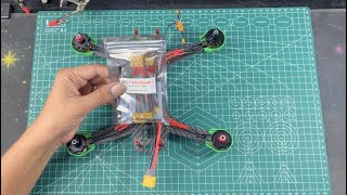 FPV Drone Smoke Test  Hindi  Budget FPV Drone Series Part 4 fpv drone build diy [upl. by Htenek]