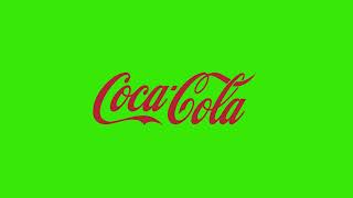 CocaCola Logo Animation Green Screen [upl. by Nerret]