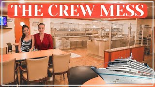 The Crew Mess Onboard Cruise ships Everything You Need To Know [upl. by Anawyt]