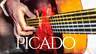 Picado Tutorial  Flamenco Guitar Lessons Free [upl. by Kerred233]