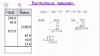 rationale Zahlen Kontostand berechnen [upl. by Nyrahtak]