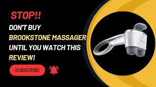 Brookstone Percussion Massager Review The Ultimate Relaxation Tool [upl. by O'Grady]