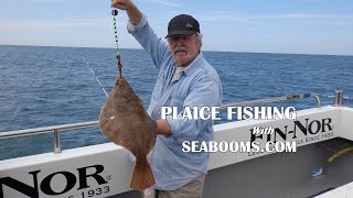 Plaice fishing amazing underwater video that shows how two Plaice can be caught on a twin hook rig [upl. by Haianeb507]