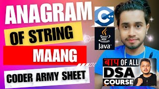 Anagram of String Make strings Anagram by Deleting its elements  Coder Army Sheet  GFG  Leetcode [upl. by Butte426]