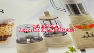 Unboxing Oxone Blender 3 in 1 [upl. by Aslam]