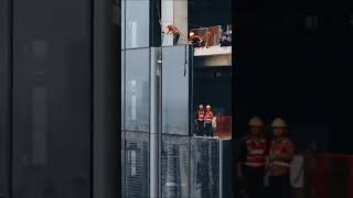 Instalación de Vidrios en un Edificio vidrios edificando [upl. by Falo]