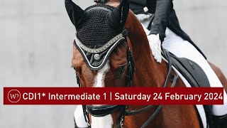 CDI1 Intermediate 1  4CYTE™ Dressage by the Sea CDI 2024  Saturday 24 February 2024 [upl. by Elokin]