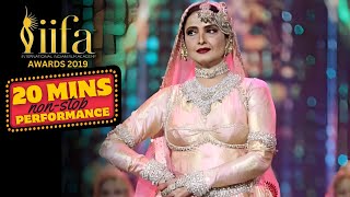 Rekha ka nonstop 20 mins performance [upl. by Ydnyc]