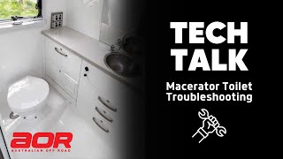 Tech talk  macerator toilet troubleshooting [upl. by Kila]