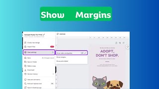 How to show margins in Canva [upl. by Otreblide]