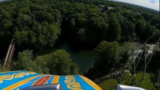 Pantheon POV Busch Gardens Williamsburg 4K [upl. by Cobb]