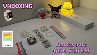 Unboxing  Accesorios para Apple Watch SE ⌚️ [upl. by Artsa]