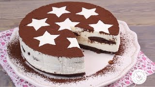 CHEESECAKE PAN DI STELLE senza cottura ricetta Ho Voglia di Dolce [upl. by Allets429]