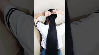 How to do ponytail hairstyles viralhaie tutorialshorts video [upl. by Yddet]